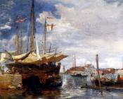 San Giorgio Maggiore From The Lagoon Venice - 詹姆斯·霍兰德